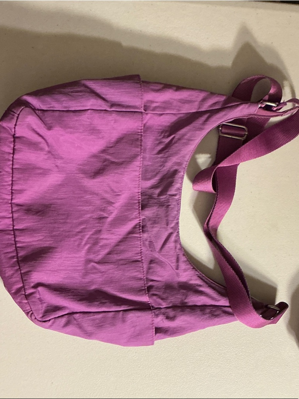 Baggallini Purple Crossbody Shoulder Bag with Front Zipper - Picture 3 of 9